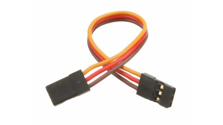 JR Male to Male Servo Compatible Lead 100mm (4in) ATS-2022-100