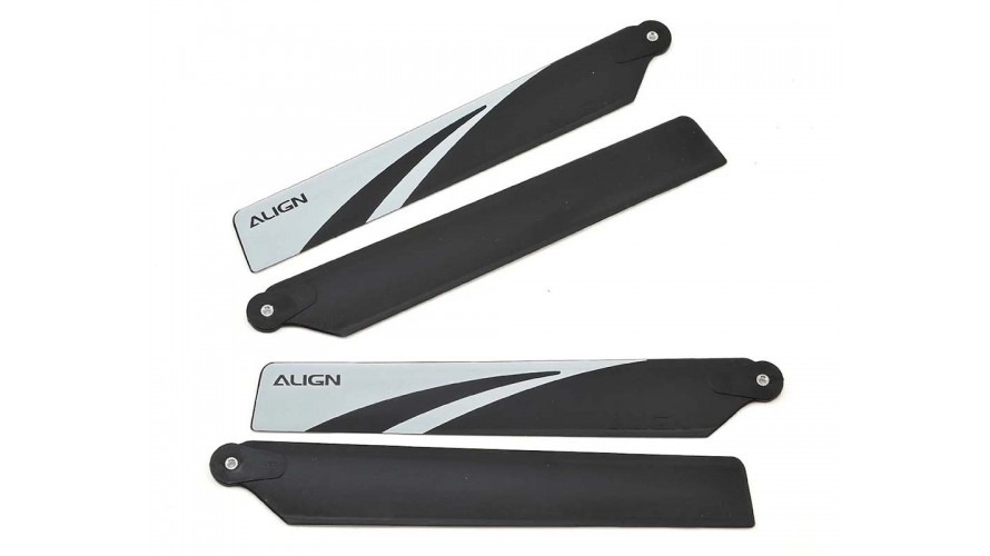 T-REX 150 Main Blades - Black HD123AB by Align