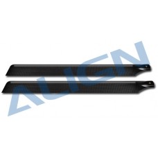 T-REX 425 Carbon Fiber Blades - Black