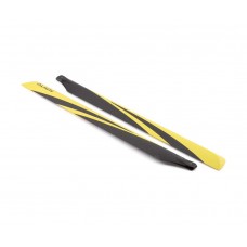 T-REX 650 Carbon Fiber Blades - Yellow