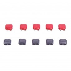 T Plug Female with Insulating Caps Battery Side Amass 5ct