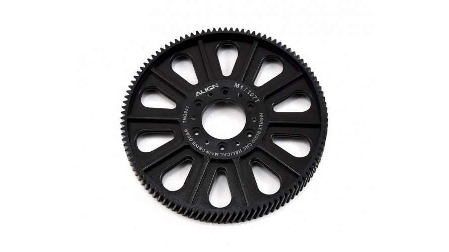 ALIGN T-REX CNC Helical Thread Main Drive Gear 107T H7NG005XXW