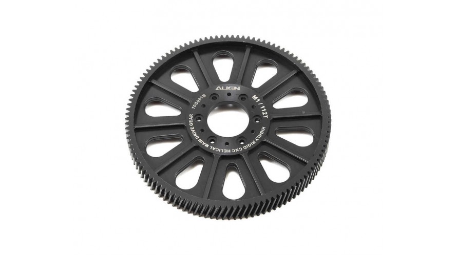 ALIGN T-REX CNC Slant Thread Main Drive Gear 700 (112T) H70G002AXW