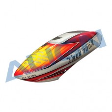 T-REX 700X Painted Canopy - White Red