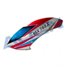 T-REX 760X Painted Canopy - Red White