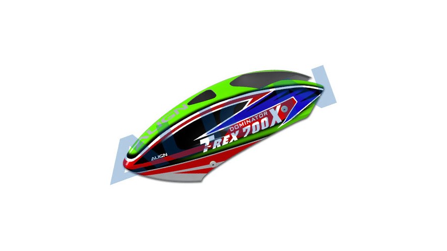 T-REX 700X Painted Canopy - Green HC7663