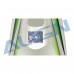 T-REX 500X Painted Canopy - White Green HC5124