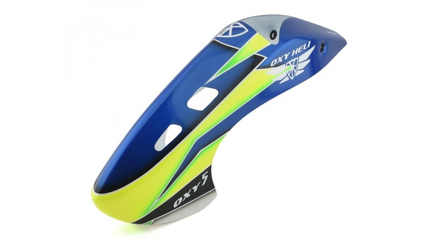 OXY5 Canopy Scheme 2 Yellow-Green-Blue OSP-1408 by LYNX Heli Innovations