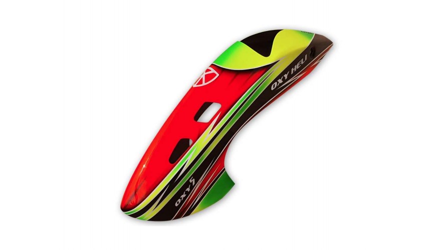 OXY5 Canopy Scheme 11 Yellow-Green-Red OSP-1484 by LYNX Heli Innovations