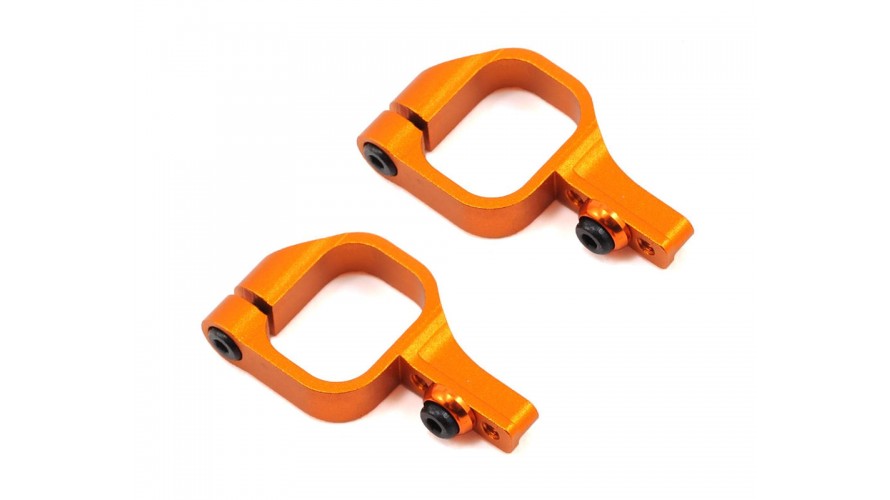 OXY3 CNC Aluminum Tail Servo Mount Orange SP-OXY3-130 by LYNX Heli Innovations