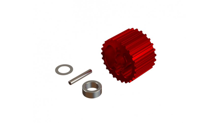 OXY4 CNC Tail Pulley 25T OSP-1101 by LYNX Heli Innovations