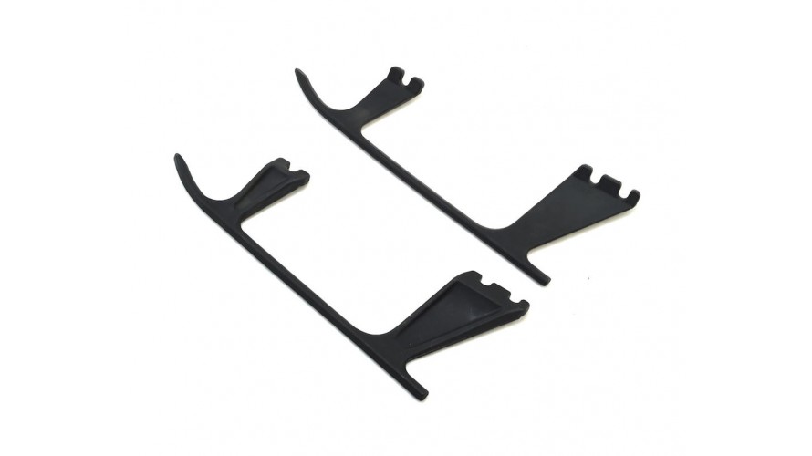 OXY4 Plastic Landing Gear Black OSP-1159 by LYNX Heli Innovations