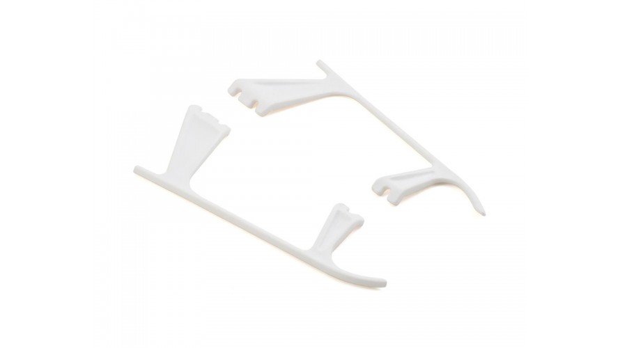 OXY4 Plastic Landing Gear White OSP-1016 by LYNX Heli Innovations