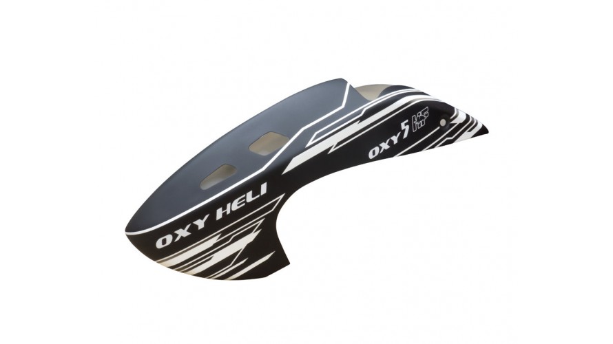 OXY5HF Canopy Black - White OSP-1424 by LYNX Heli Innovations