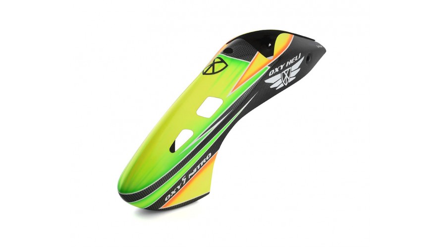 Nitroxy5 Canopy Scheme #8 Yellow - Green OSP-1477 by LYNX Heli Innovations