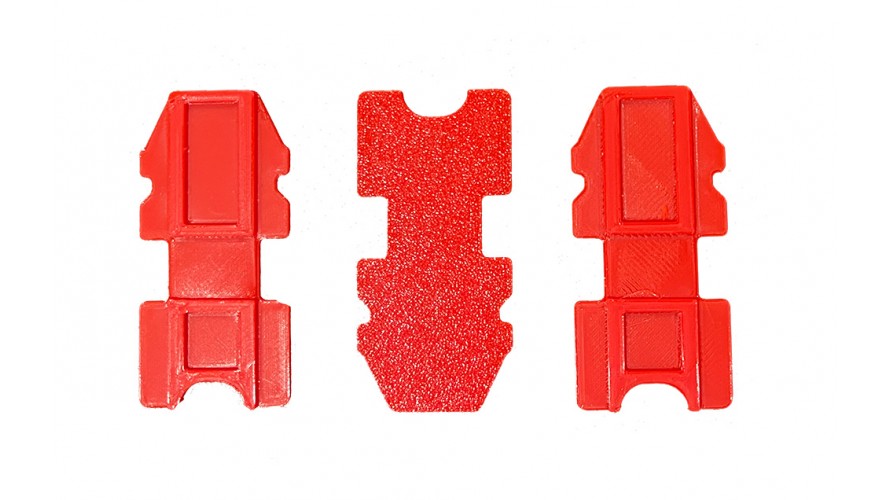 M2 Battery Mount Tray - Red ATS2003