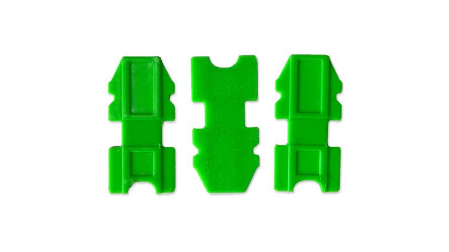 M2 Battery Mount Tray - Lime Green ATS2005