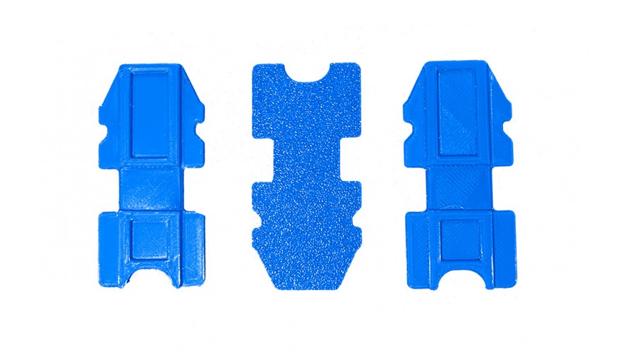 M2 Battery Mount Tray - Blue ATS2008