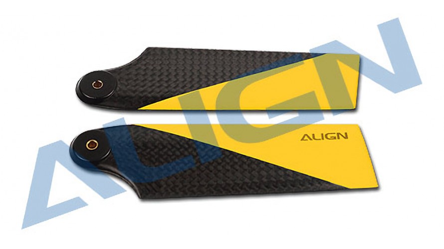 ALIGN T-REX 95 Carbon Fiber Tail Blade - Yellow HQ0950E