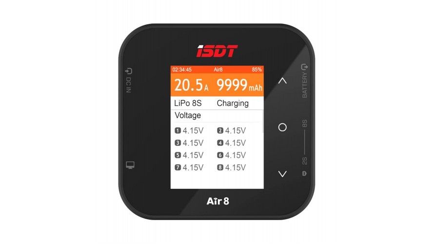 iSDT Air8 BattAir 500W 20A High Power Battery Balance Charger Discharger ISDT-AIR8