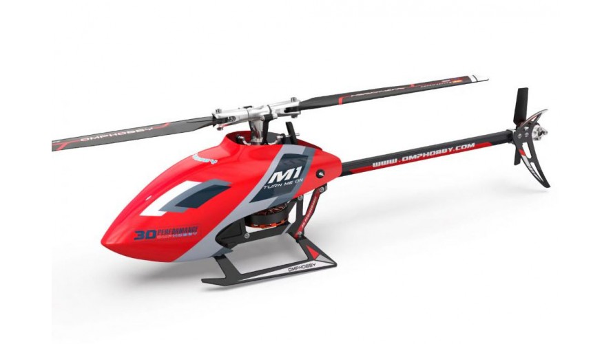 OMP Hobby M1 EVO SFHSS RC Helicopter - Glamor Red OMP-M1-EVO-SFHSS-R