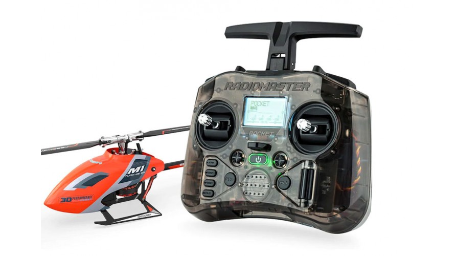 OMP Hobby M1 EVO RC Helicopter Ready to Fly (Orange) OMP-M1-EVO-RTF-O