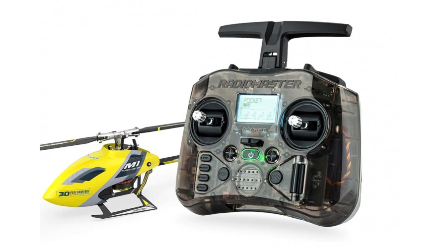 OMP Hobby M1 EVO RC Helicopter Ready to Fly (Yellow) OMP-M1-EVO-RTF-Y
