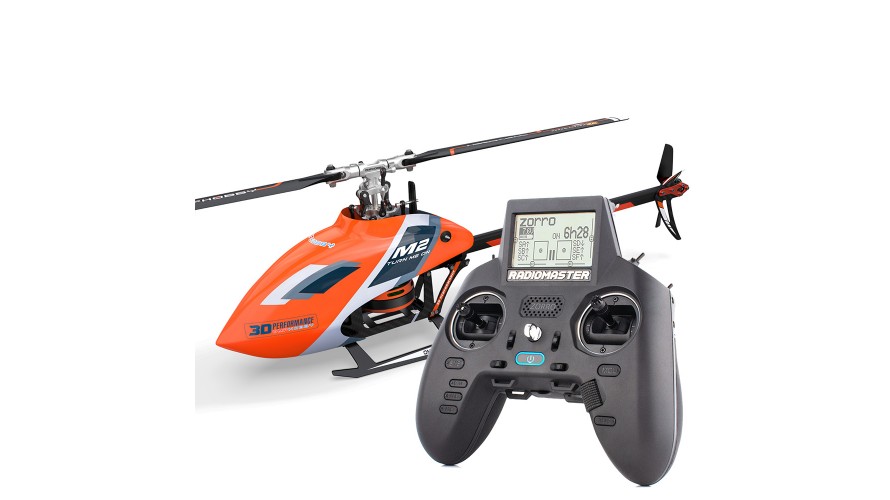 OMP Hobby M2 EVO RTF RC Helicopter Charm Orange OMP-M2-EVO-RTF-O