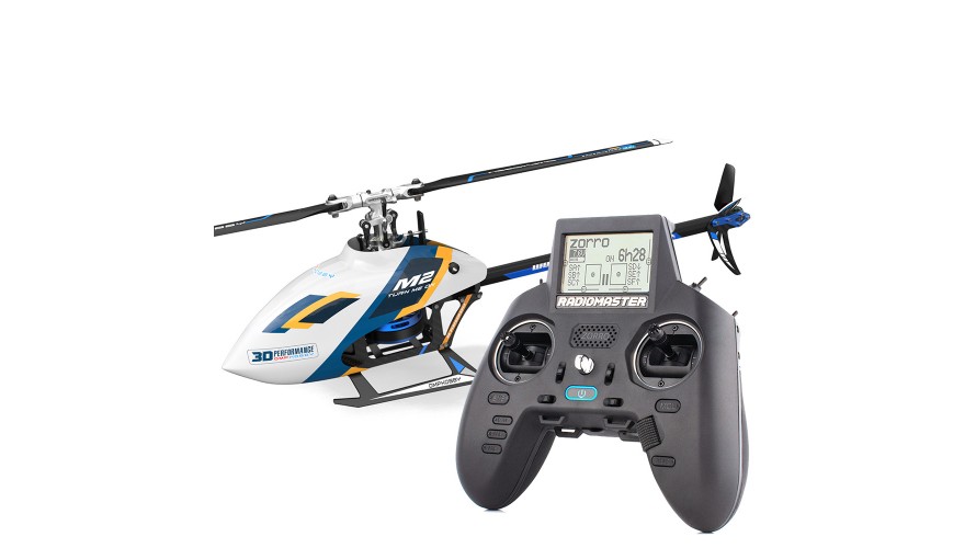 OMP Hobby M2 EVO RTF RC Helicopter Elegant White OMP-M2-EVO-RTF-W