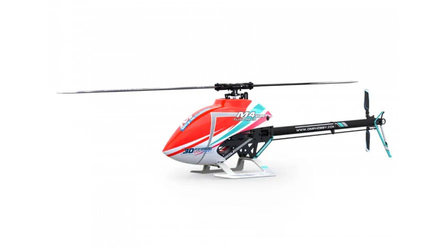 OMP Hobby M4 Max RC Helicopter Kit Only (Orange) OSHM414K