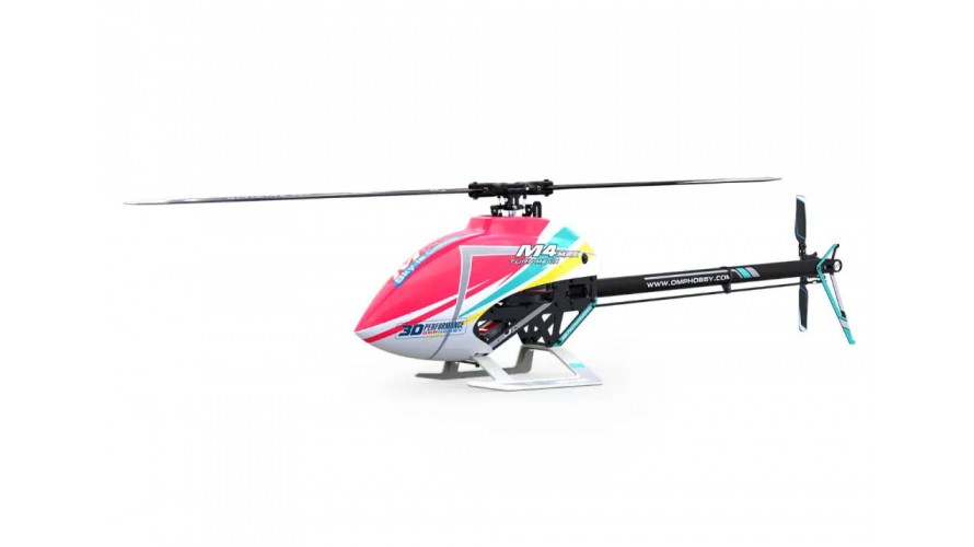 OMP Hobby M4 Max RC Helicopter Combo (Pink) OSHM418P