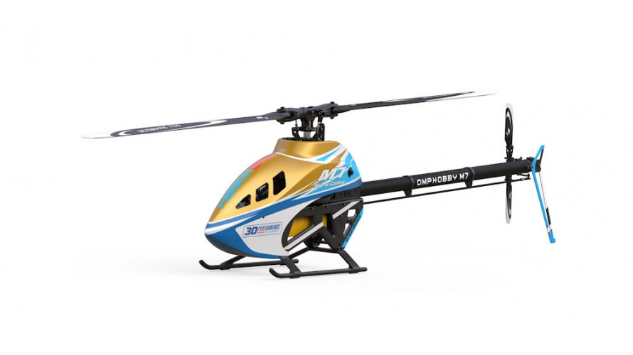 OMP M7 Helicopter Kit w/ RotorTech 700mm - 106mm Blades (Gold) OSHM702G