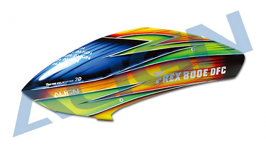 Align T-REX 800E Canopy - Yellow Green HC8003