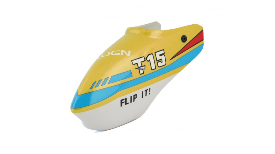 ALIGN T-REX T15 Painted Canopy Yellow HC1522