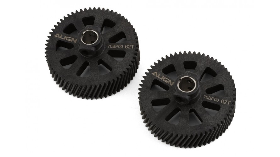 ALIGN TB70 Slant Thread Main Drive Gear - 62T UPGRADED HB70G001XXW