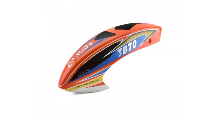 ALIGN T-REX TB70 Painted Canopy - Orange HCB7005