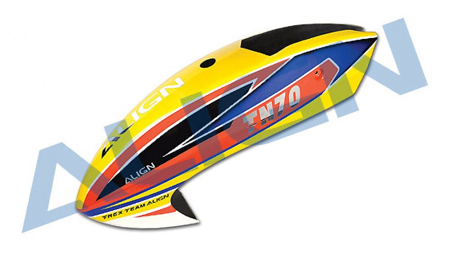 ALIGN T-REX TN70 Painted Canopy (Yellow) HCN7001