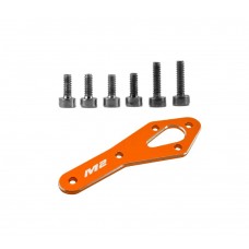 OMP Hobby M2 EVO Tail Motor Reinforcement Plate - Orange
