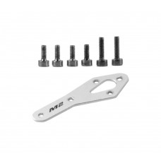OMP Hobby M2 EVO Tail Motor Reinforcement Plate - White
