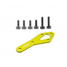 OMP Hobby M2 EVO Tail Motor Reinforcement Plate - Yellow