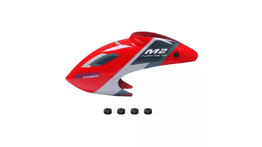 OMP Hobby M2 EVO Canopy - Red OSHM2323R