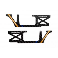 OMP Hobby M2 EVO Carbon Fiber Frame Set - White
