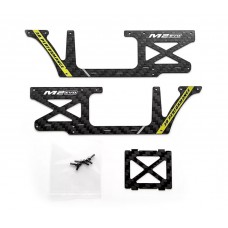 OMP Hobby M2 EVO Carbon Fiber Frame Set - Yellow