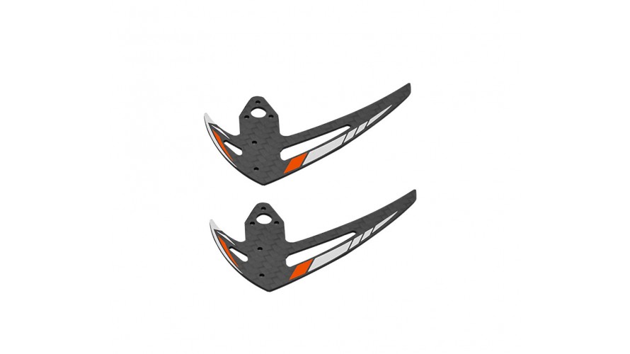OMP Hobby M2 EVO Vertical Stabilizer - Orange OSHM2328O
