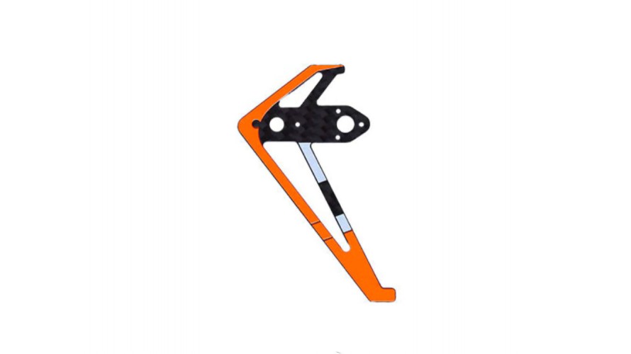 OMP Hobby M2 v3 PRO Tail Fin (Orange) OSHM2434