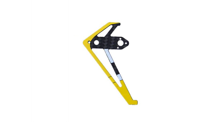 OMP Hobby M2 v3 PRO Tail Fin (Yellow) OSHM2452