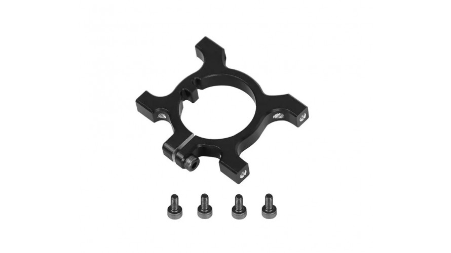 OMP Hobby M4 Max Tail Boom Mount Convex (Black) OSHM4X005