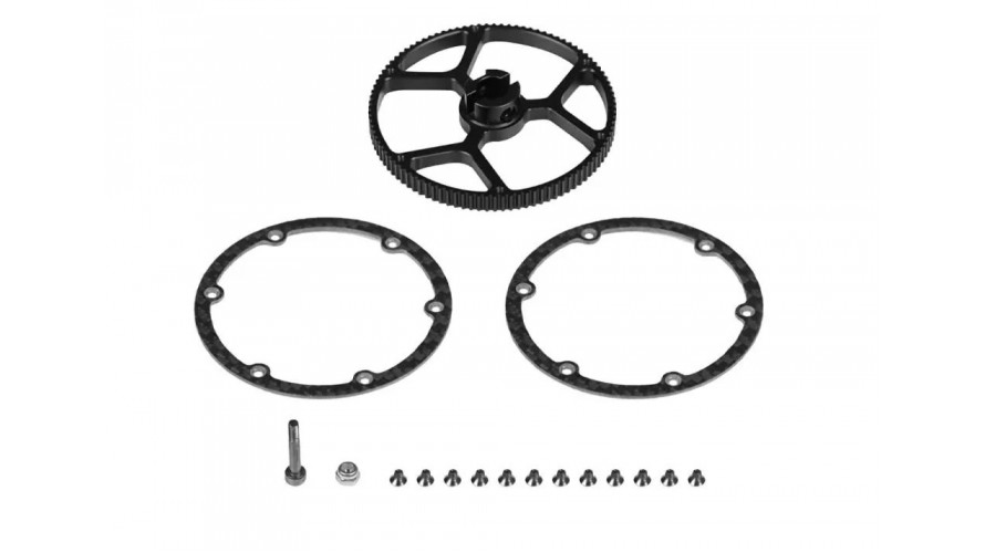 OMP Hobby M4 Max Main Pulley 99T (Black) OSHM4X007