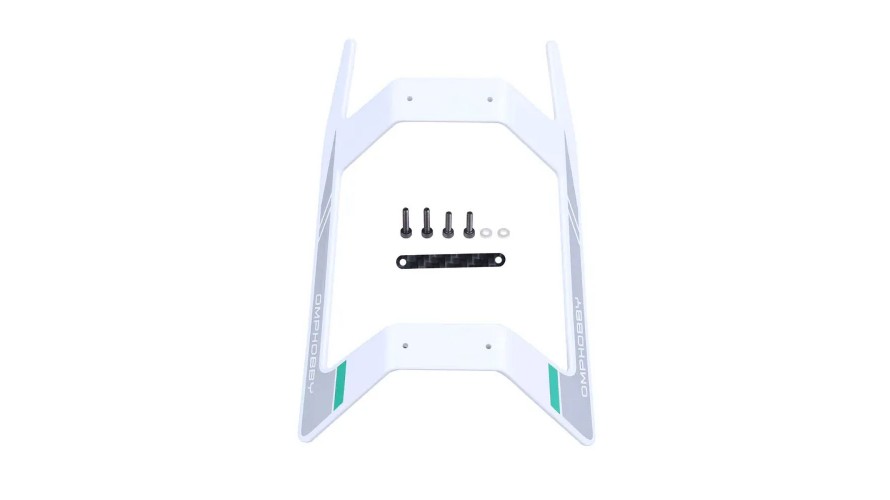 OMP Hobby M4 MAX Landing Skid (White) OSHM4X009