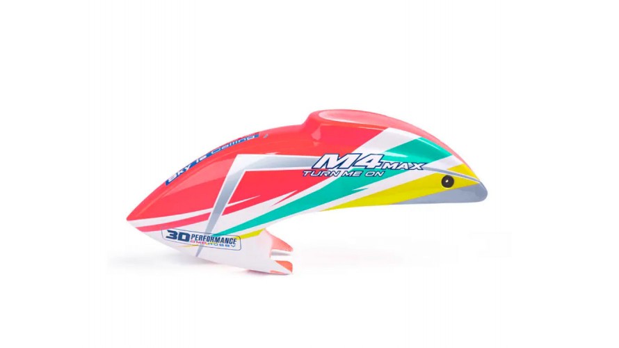 OMP Hobby M4 Max Canopy (Begonia Red) OSHM4X024R